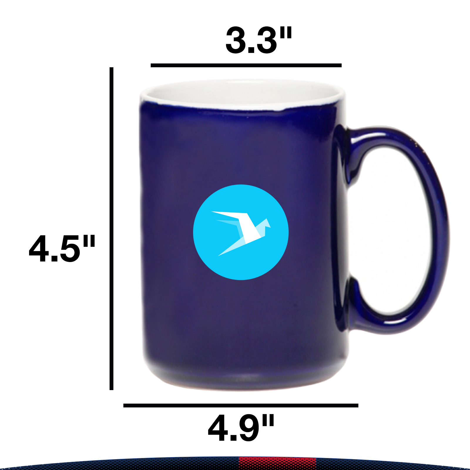 15 oz. Zappy Two Tone Coffee Mugs 4