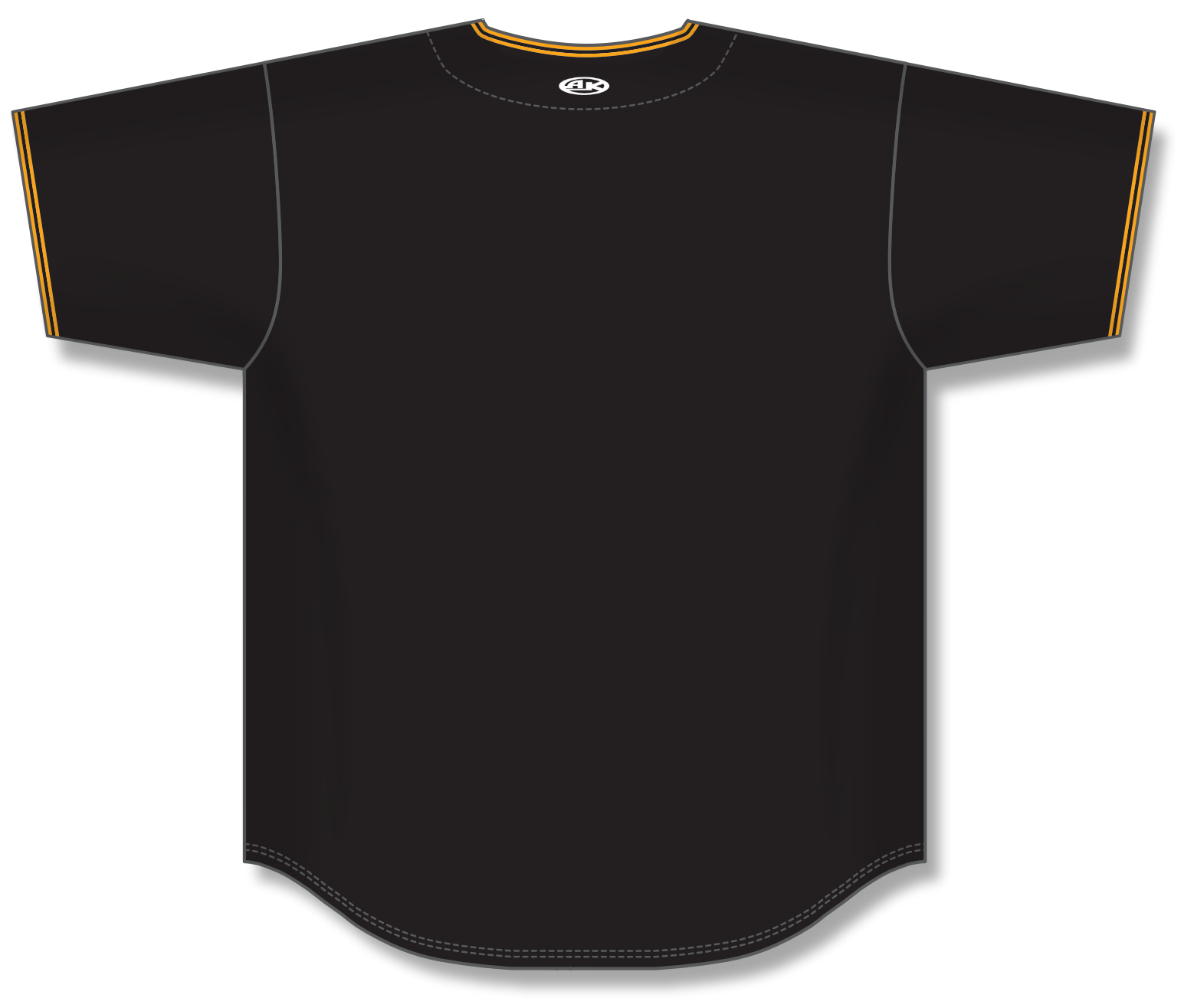 Full Button Baseball Jerseys BA5500-PIT-G01 6