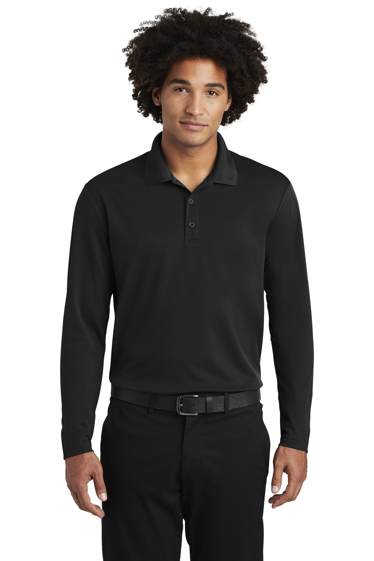 PosiCharge RacerMesh Long Sleeve Polo