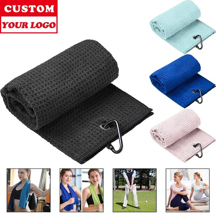 Waffle Weave Golf Towel 1