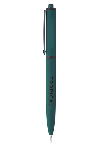 Solid Rubber Coated Plastic Ballpoint Pens 16