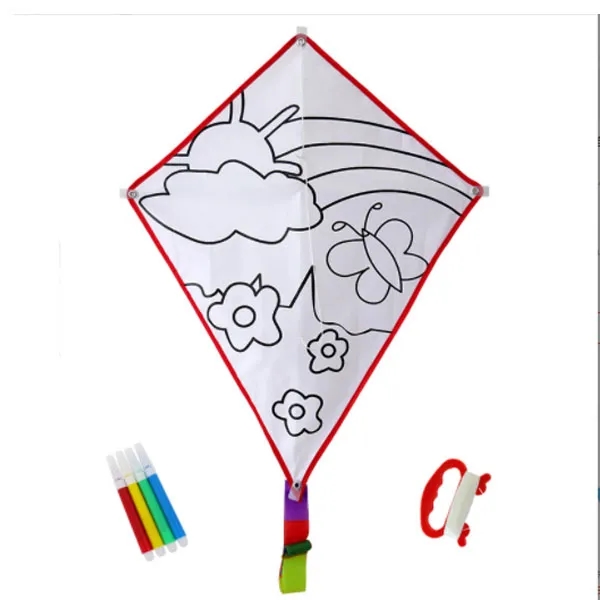 DIY Painting Kids Beach Kite Making Kit 6