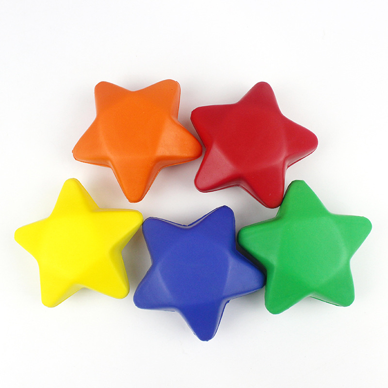 PU Pentagram Shaped Stress Reliever 3