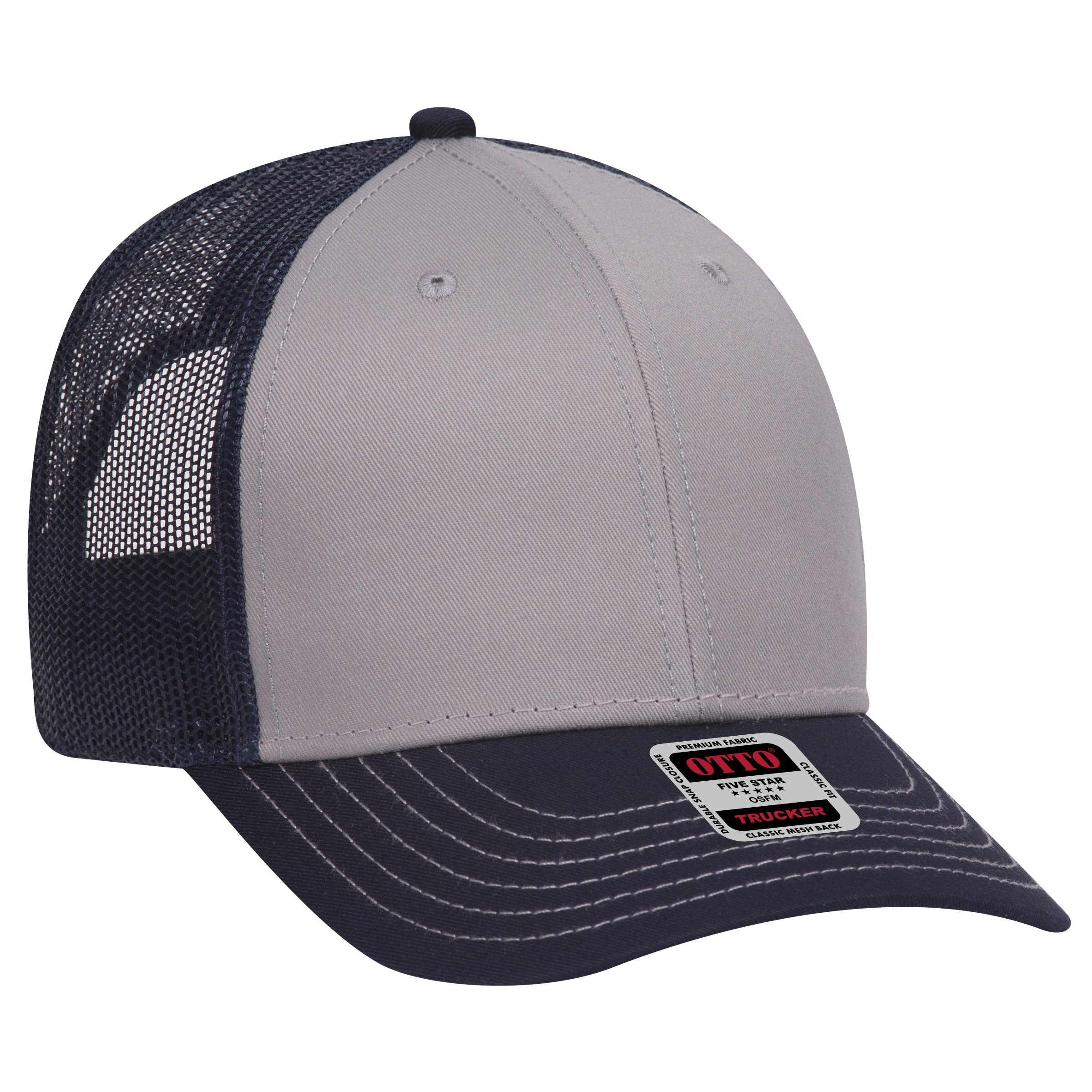 OTTO CAP® 6 Panel Low Profile Mesh Back Trucker Hat 257