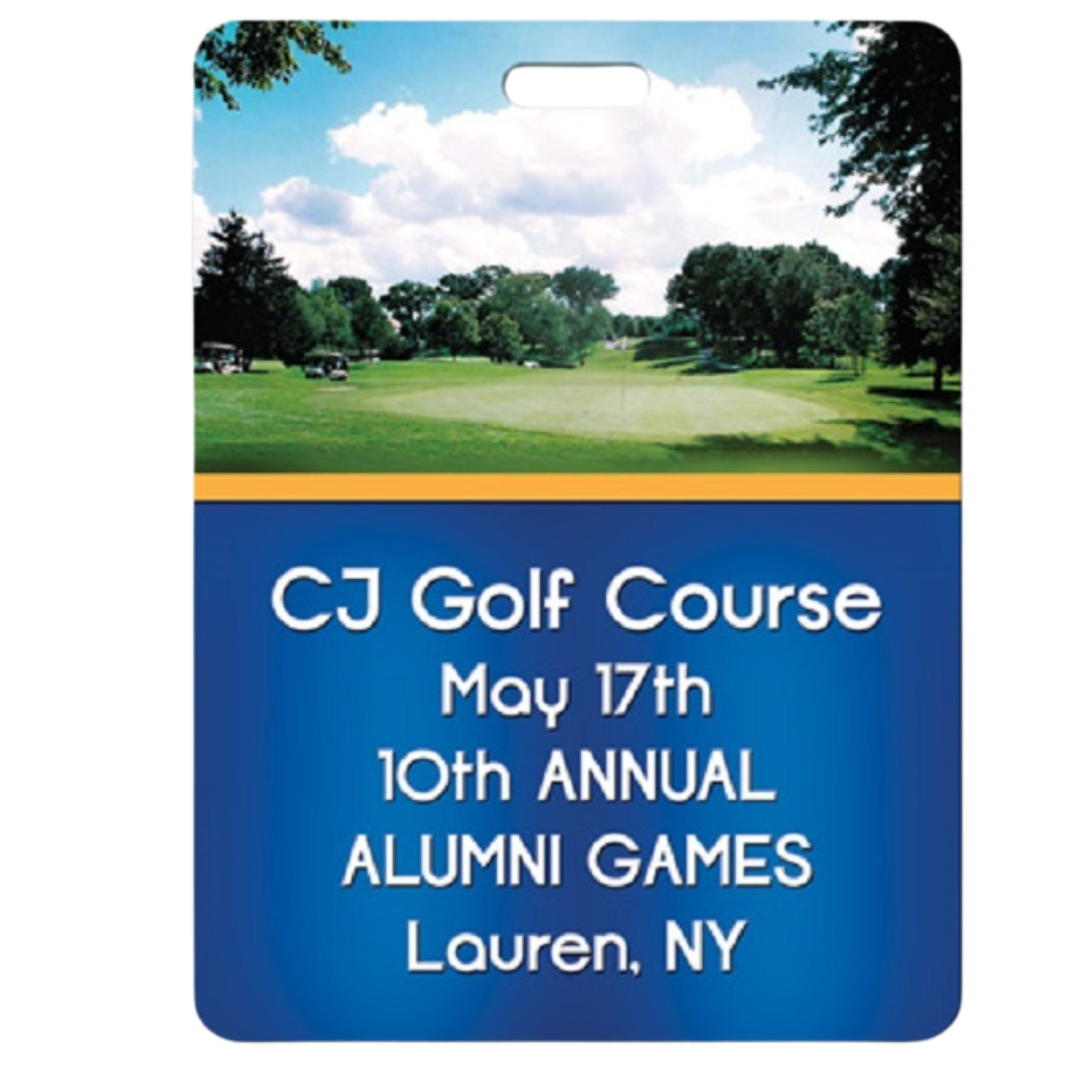 Golf Tag, 3"x4" 2