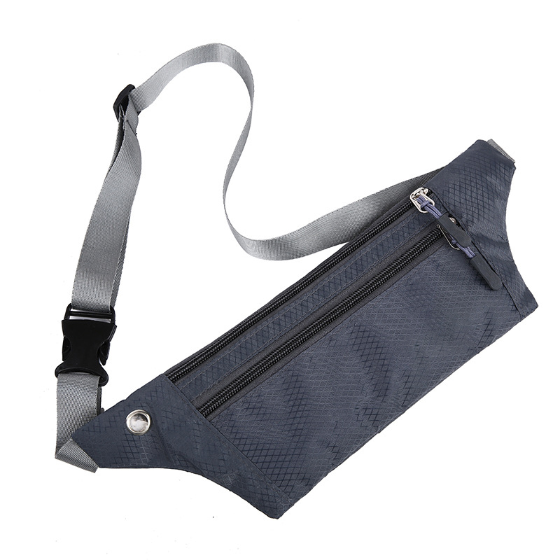 "Zippers Adjustable Waist Strap Fanny Pack" 6