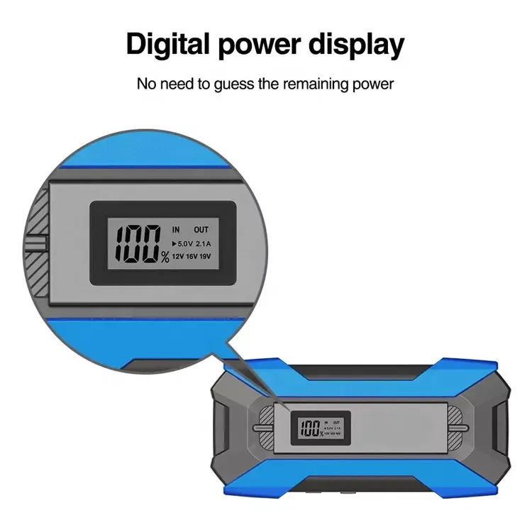 Portable 12V Car Jump Starter Emergency Power Supply 5