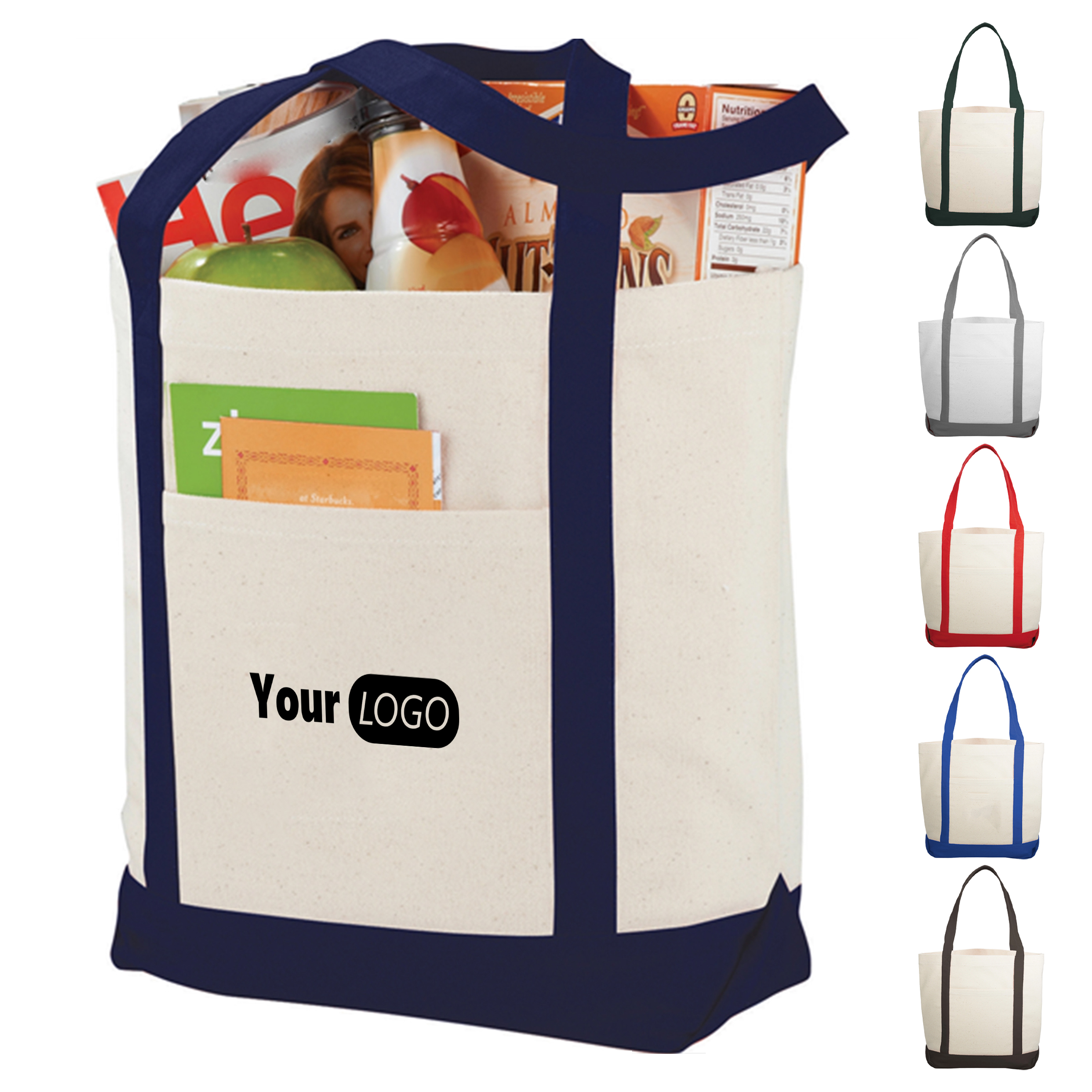 24 Oz. Cotton Canvas Spacious Boat Tote ?C A Practical And Stylish Must-Have 7
