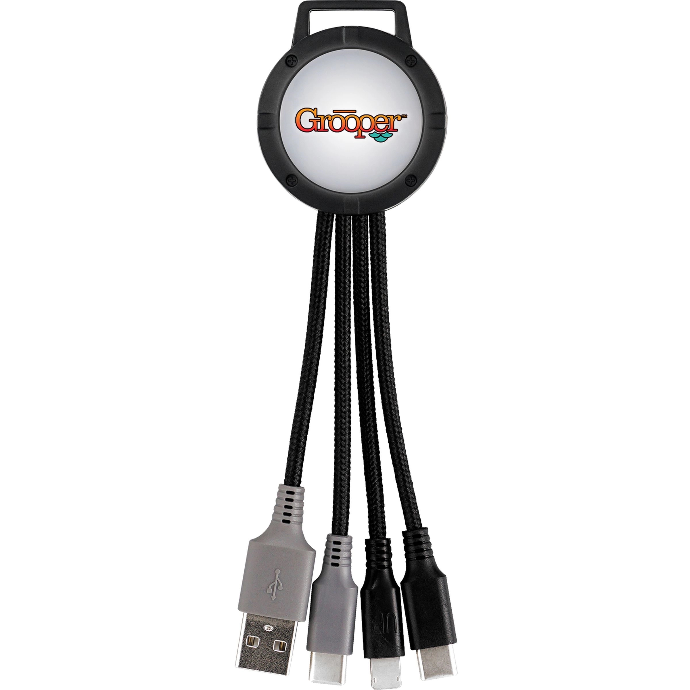 Light Up Two Tone 3-in-1 Duo Charging Cable 3