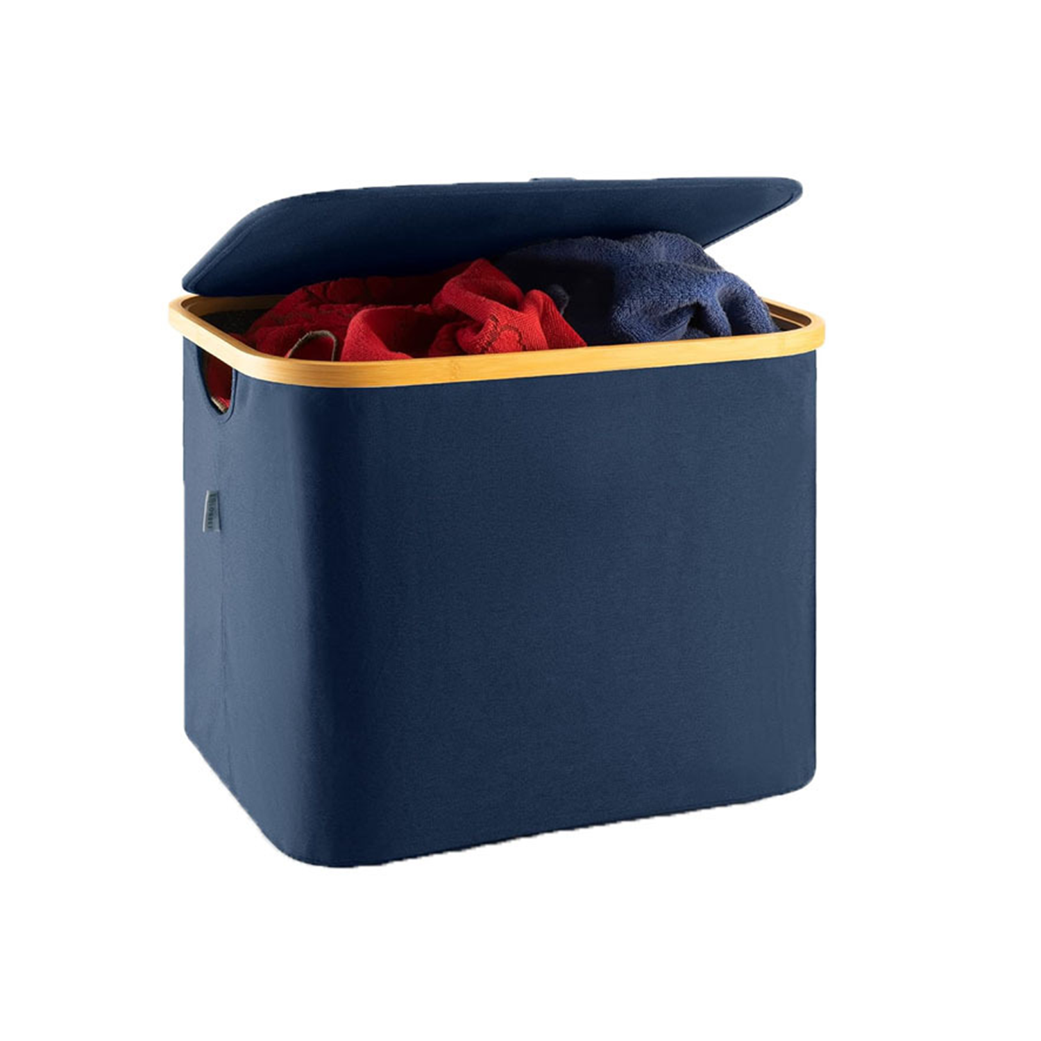 Narrow-Sided Foldable Oxford Fabric Laundry Hamper w/ Lid 4