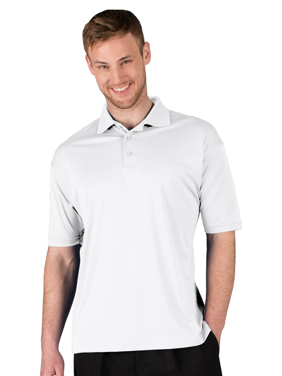 Blue Generation - Men's Pocketless Ultra-Lux Polo 4