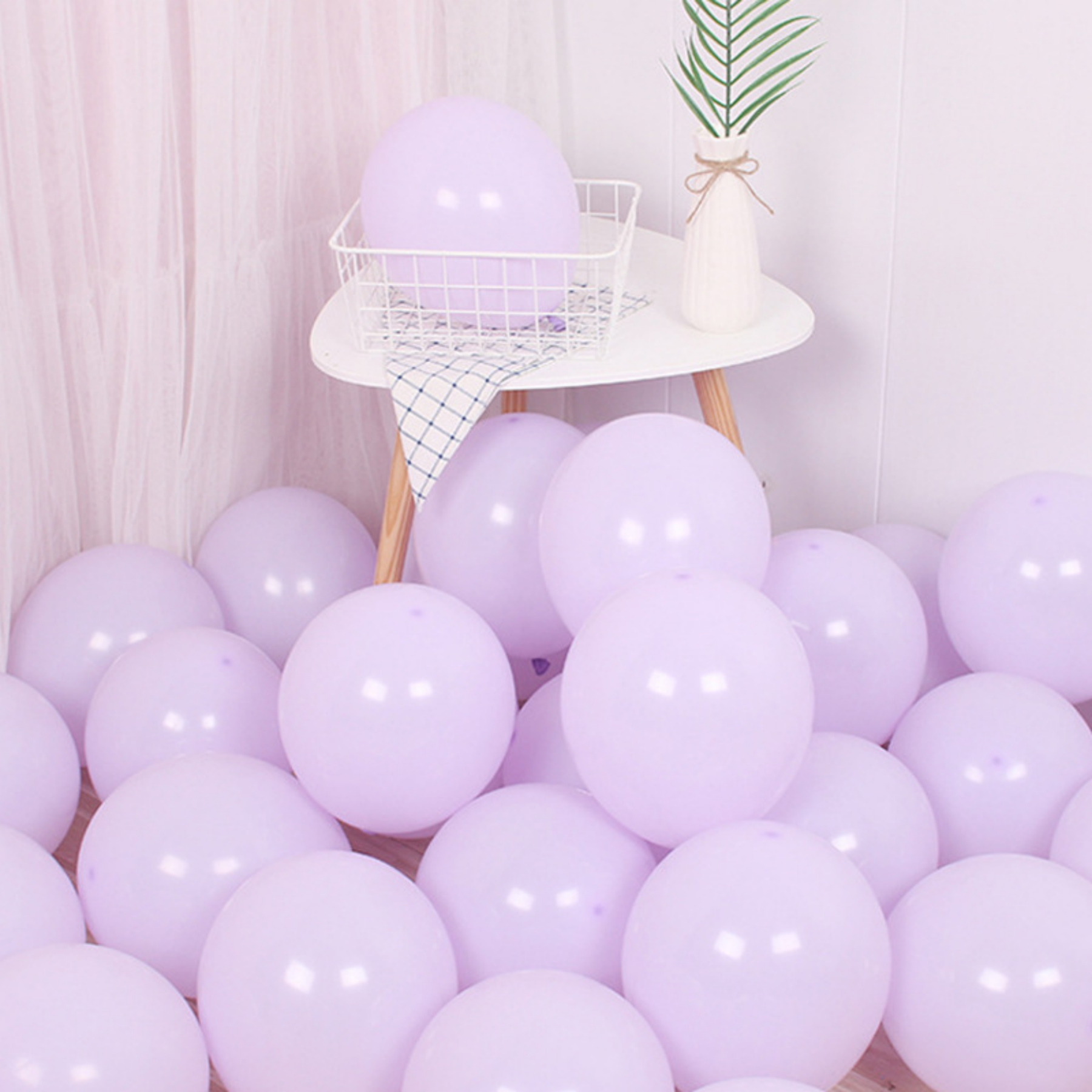 Pastel Colorful Latex Party Balloons 100 Pack 10 Inches 5