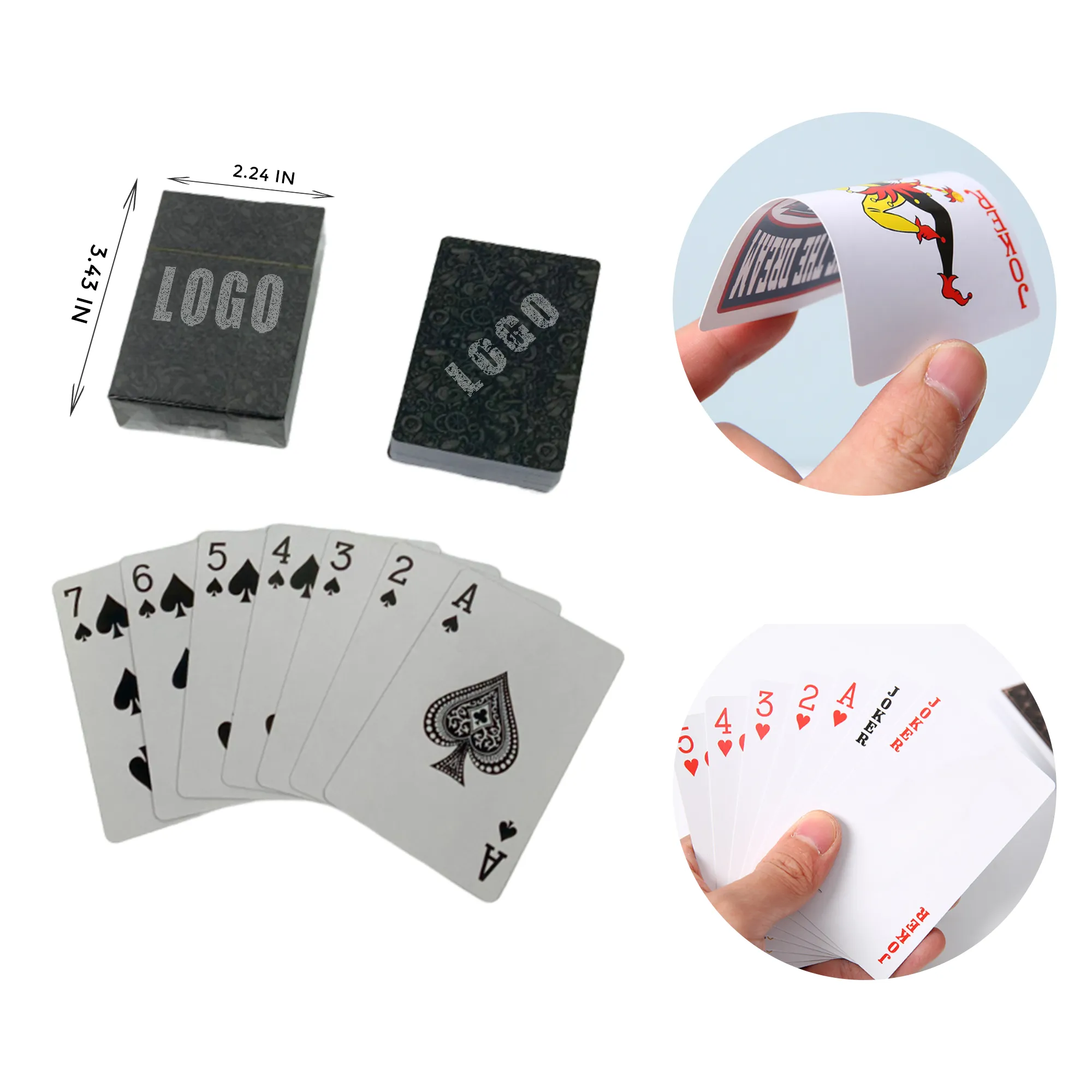 MOQ 100 PCS Custom Poker Cards
