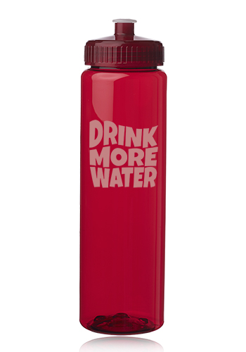 32 oz. Poly-Clear Plastic Water Bottles 3