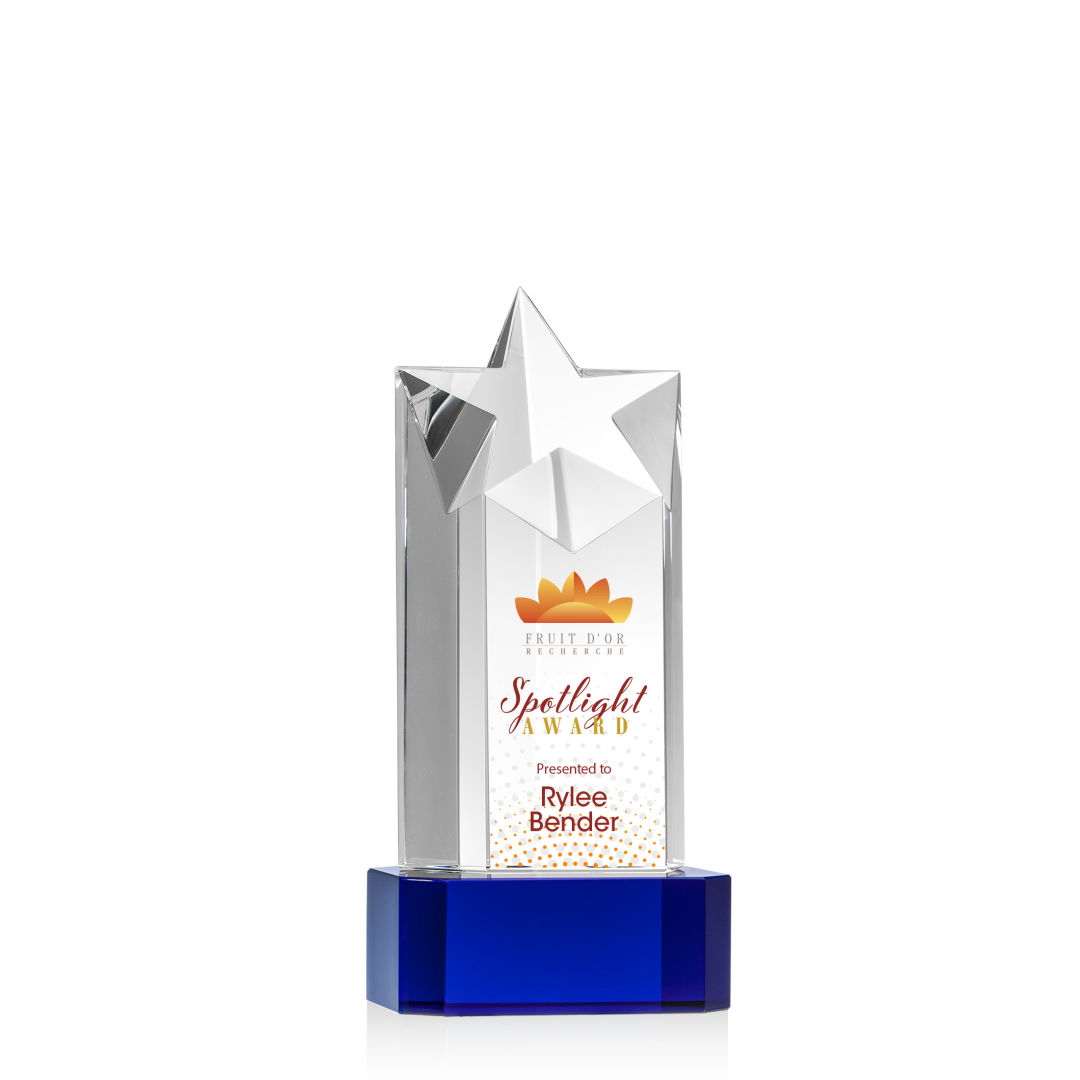 Berkeley VividPrint™ Award on Padova Base - Blue 9