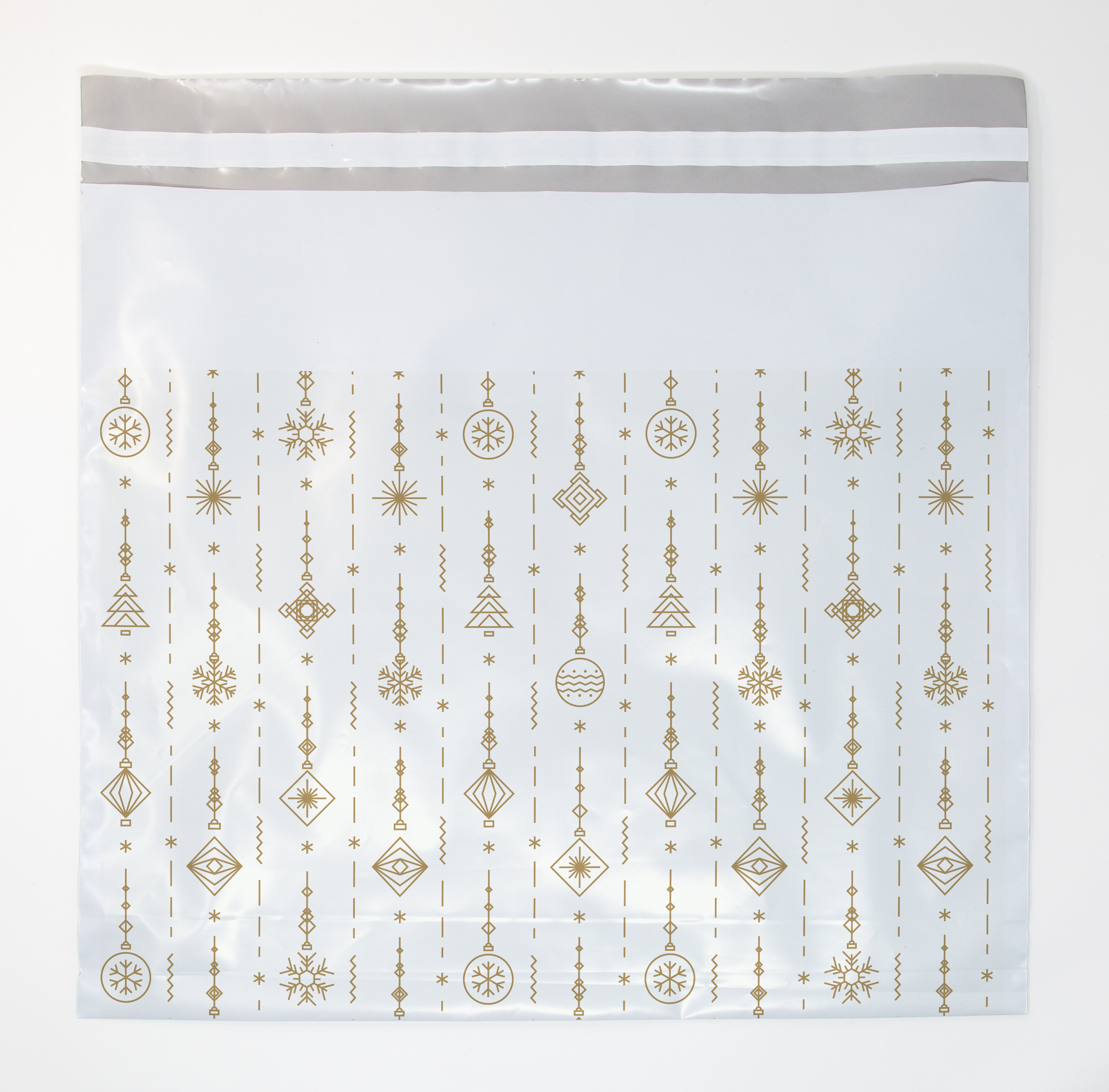 Holiday Gold Seasonal Predesigned Poly Mailer (19.75 x 12) 2