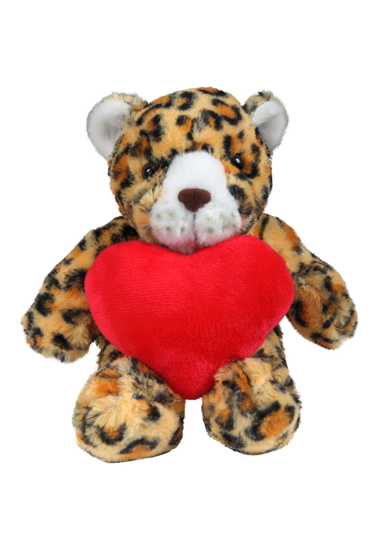 soft plush Leopard with heart