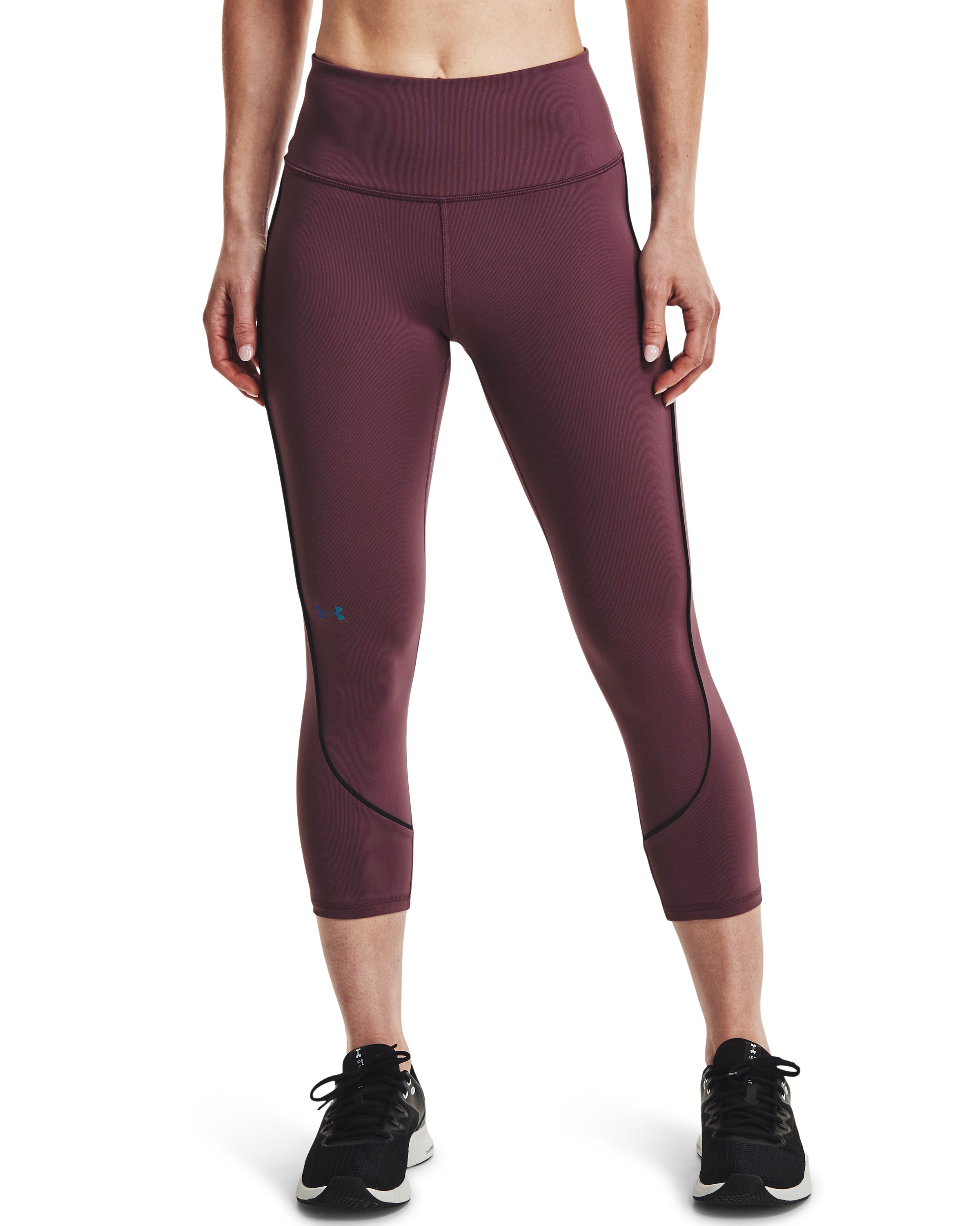 Women's UA RUSH HeatGear No-Slip Waistband Pocket Capris 2