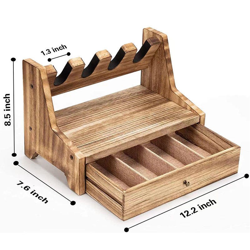 Wood Rack Holder for Gun Cabinet Accessories 1