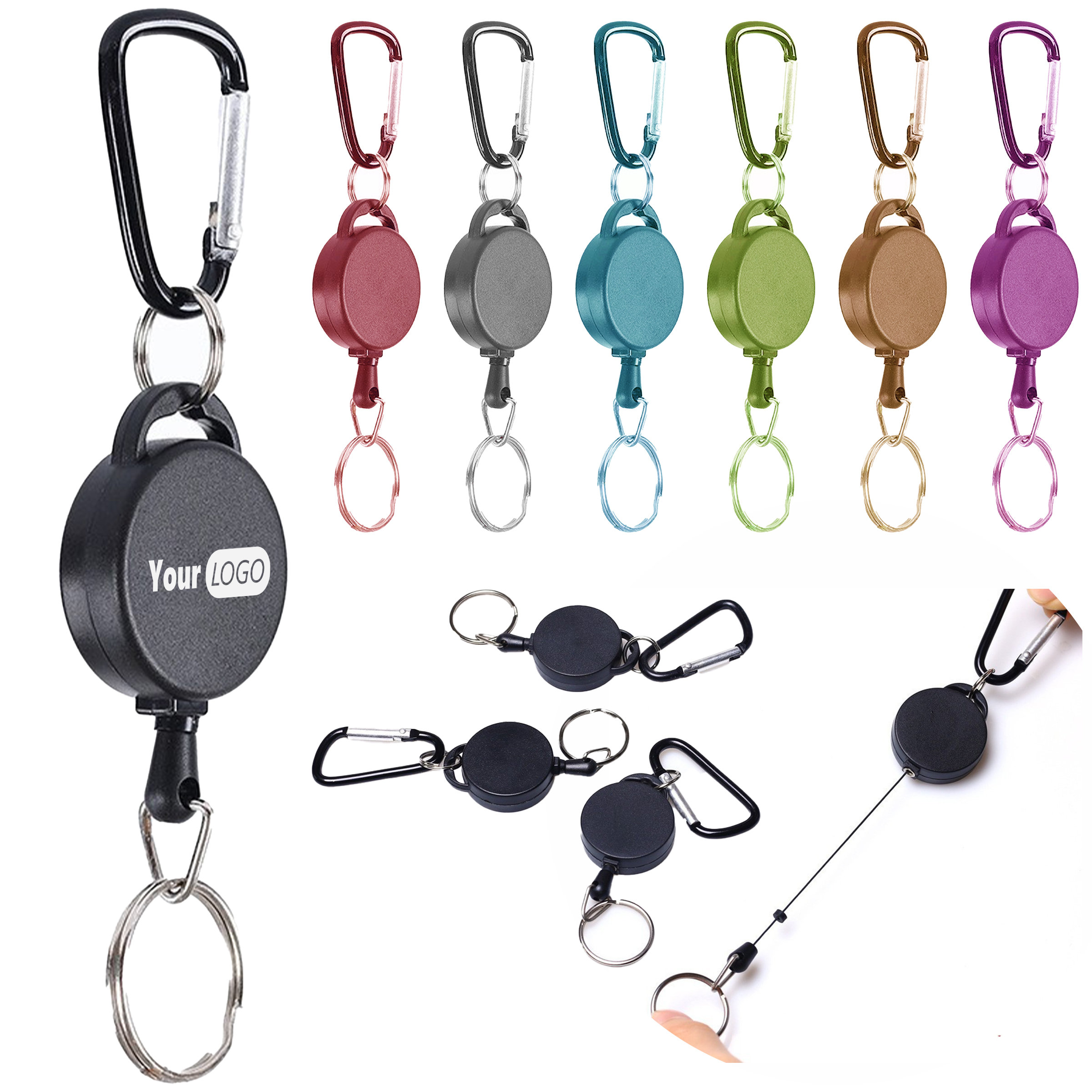 Plastic Outdoor Frosted Mountaineering Keychain 5