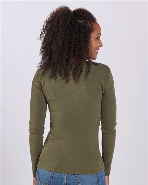 Women's Harper Long Sleeve Henley - BW2402 49
