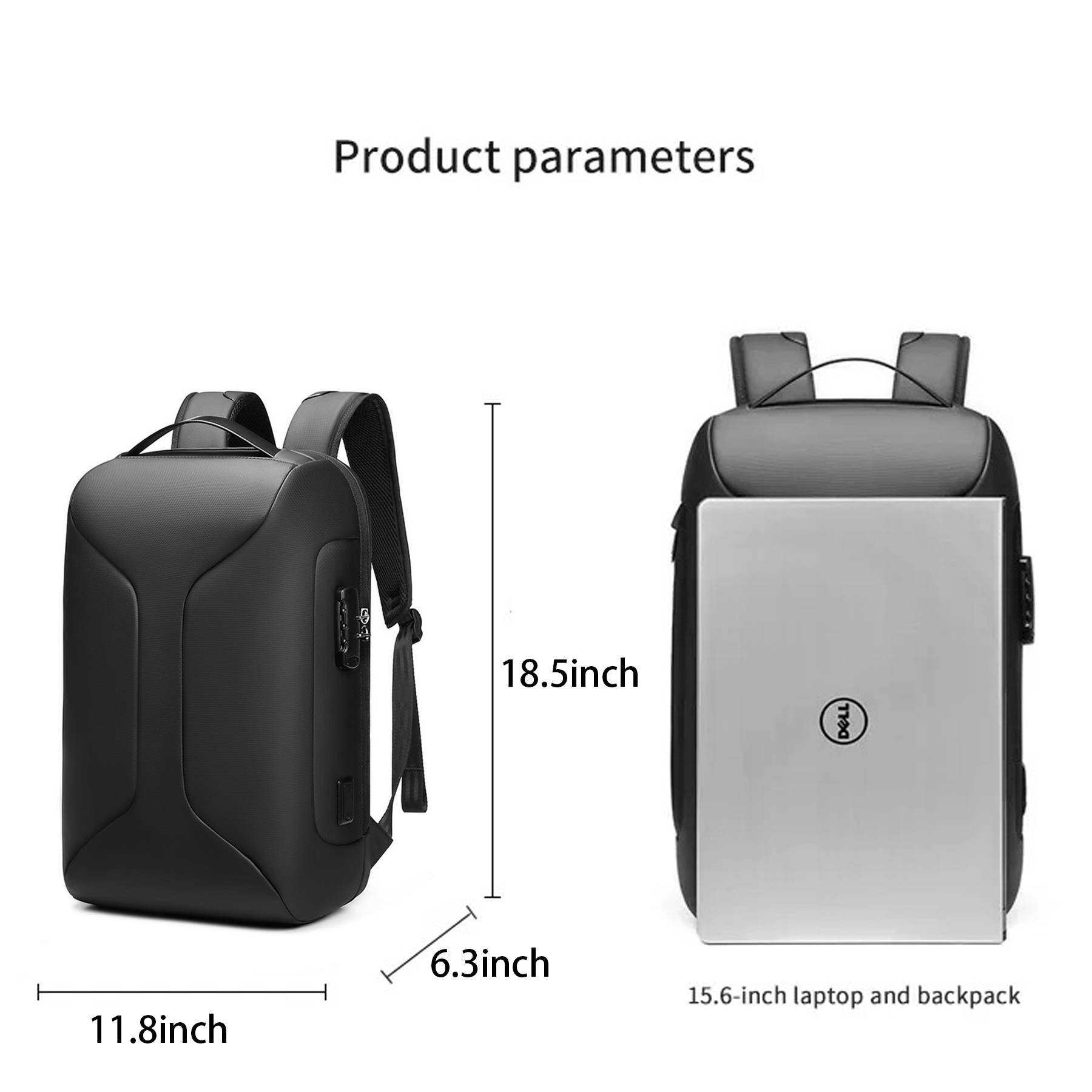 Oxford Anti-Theft Travel Backpack with USB Charging Port 2