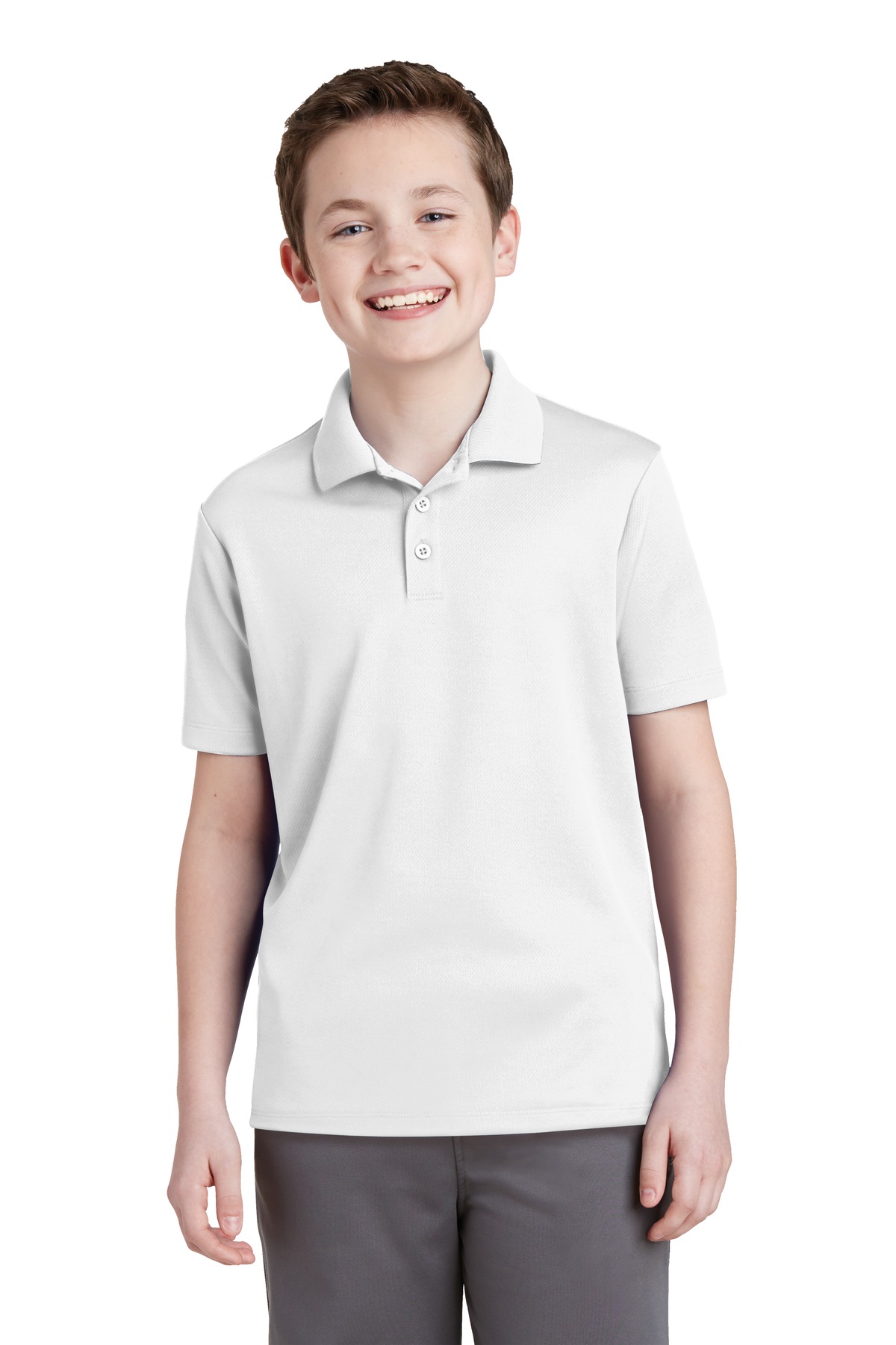 Sport-Tek® Youth PosiCharge RacerMesh Polo 46