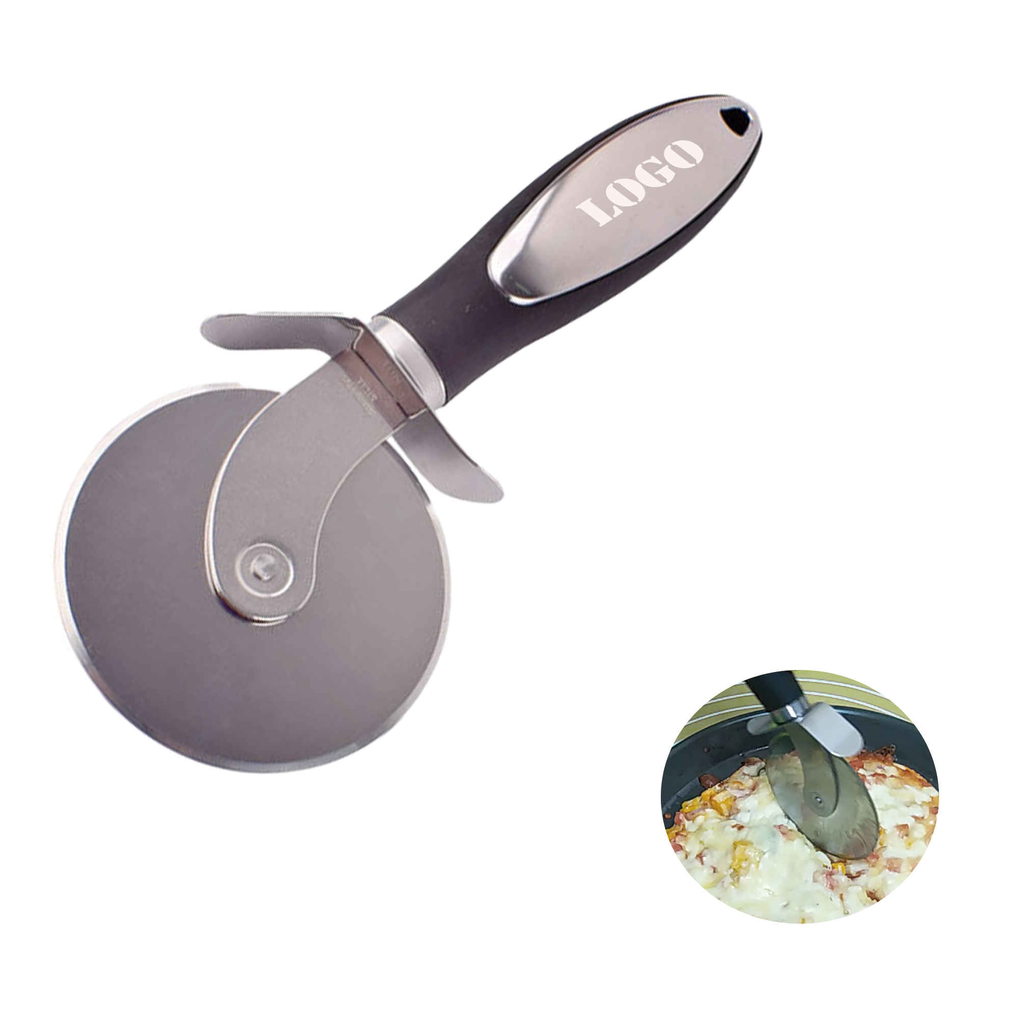 Stainless Steel Pizza Cutter 2