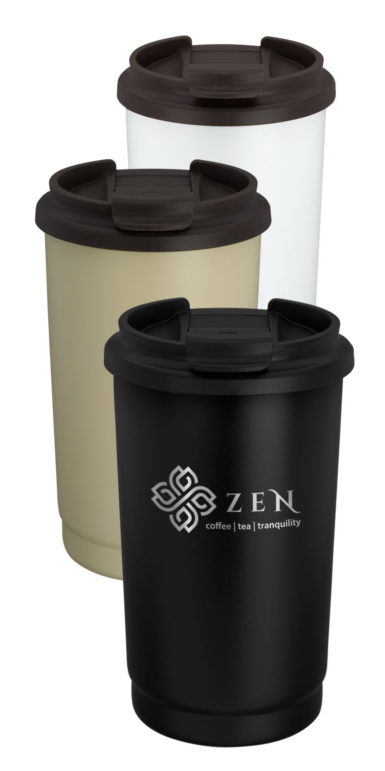 EarthTrendz™ 14oz Recycled Stainless Steel Tumbler 46