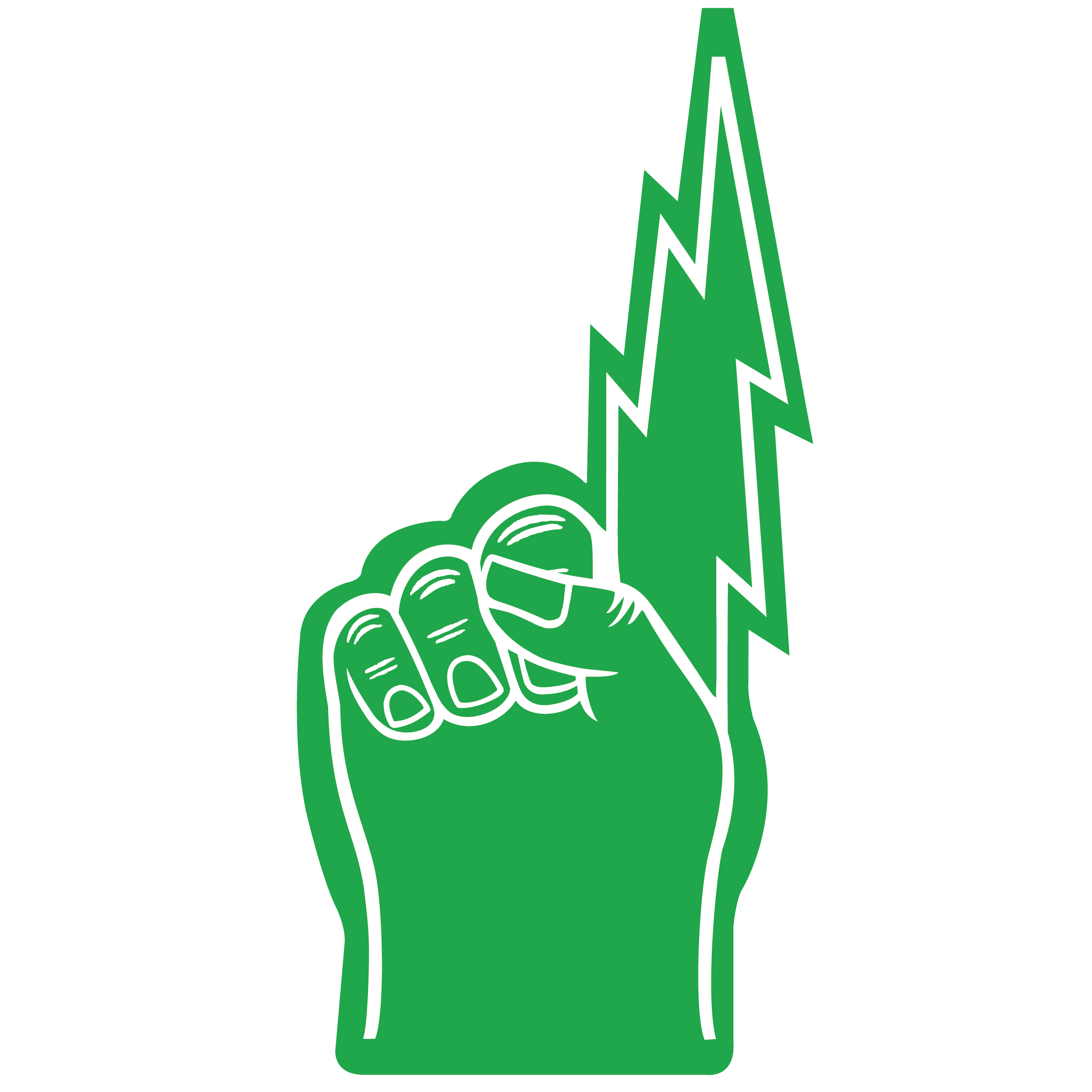 18" Lightning Bolt Hand 33