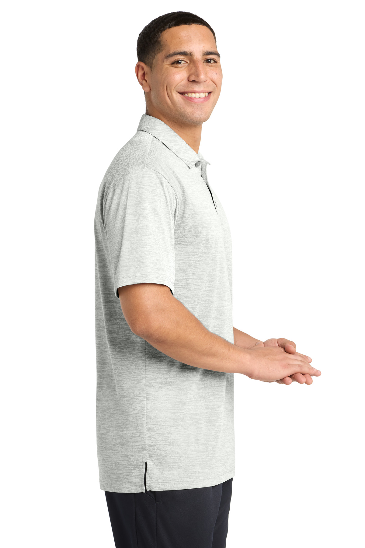 Sport-Tek PosiCharge Electric Heather Polo. ST590 47