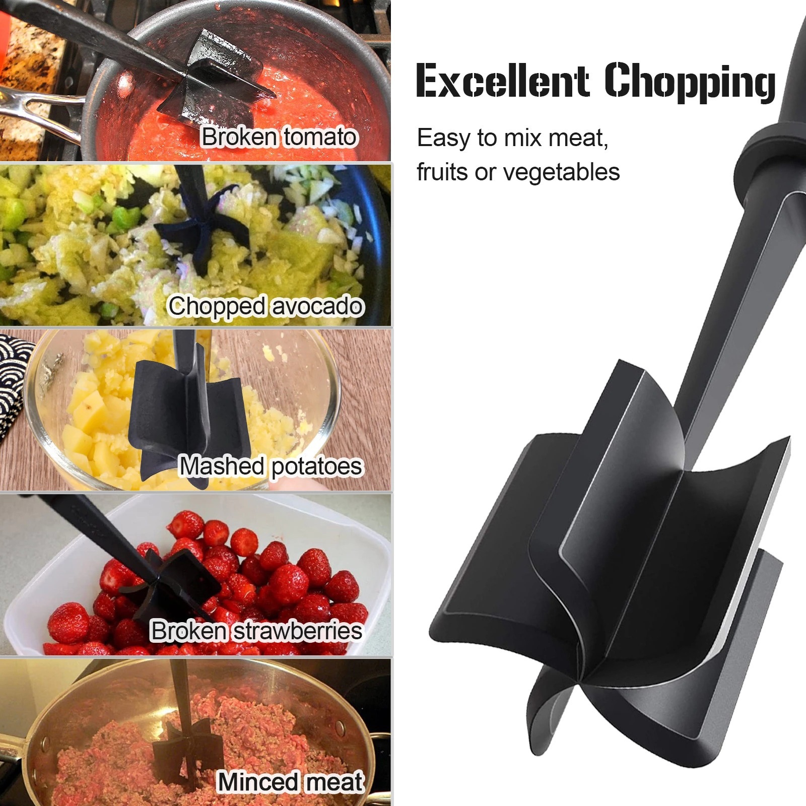 Resistant Meat Chopper Smasher 12
