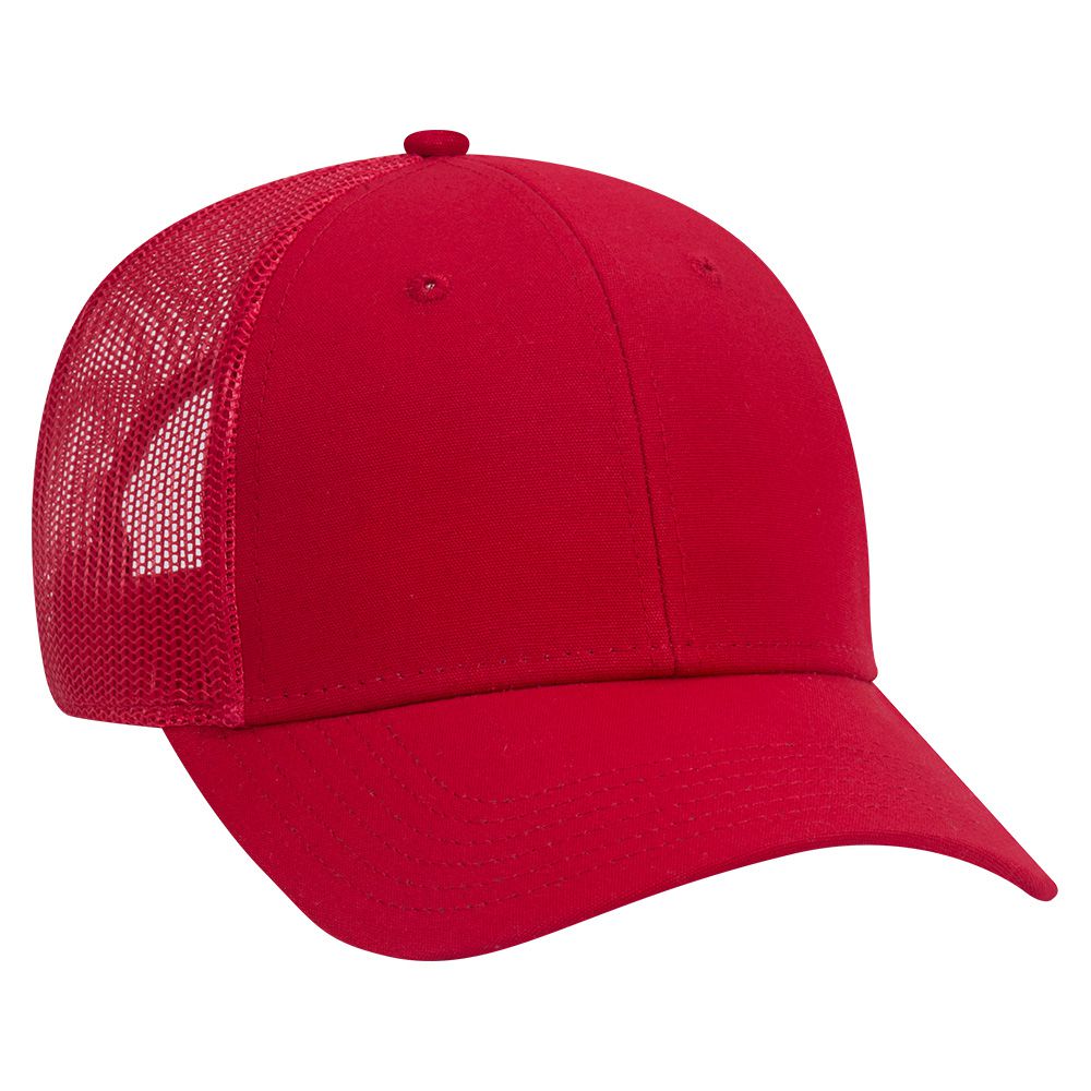 OTTO CAP® 6 Panel Low Profile Mesh Back Trucker Hat 24