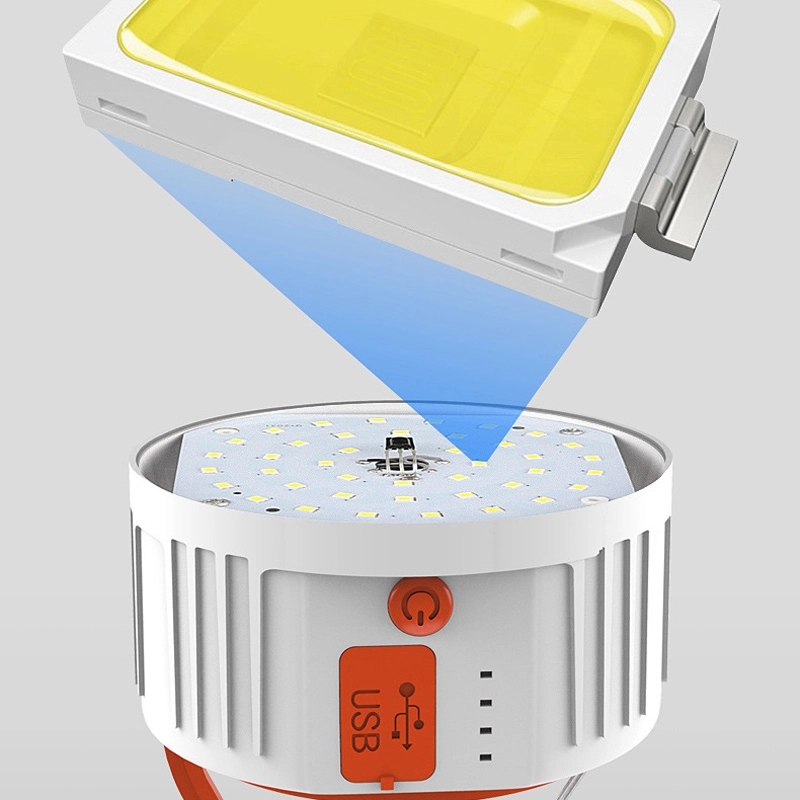 Custom Rechargeable Solar Led Camping Light 8