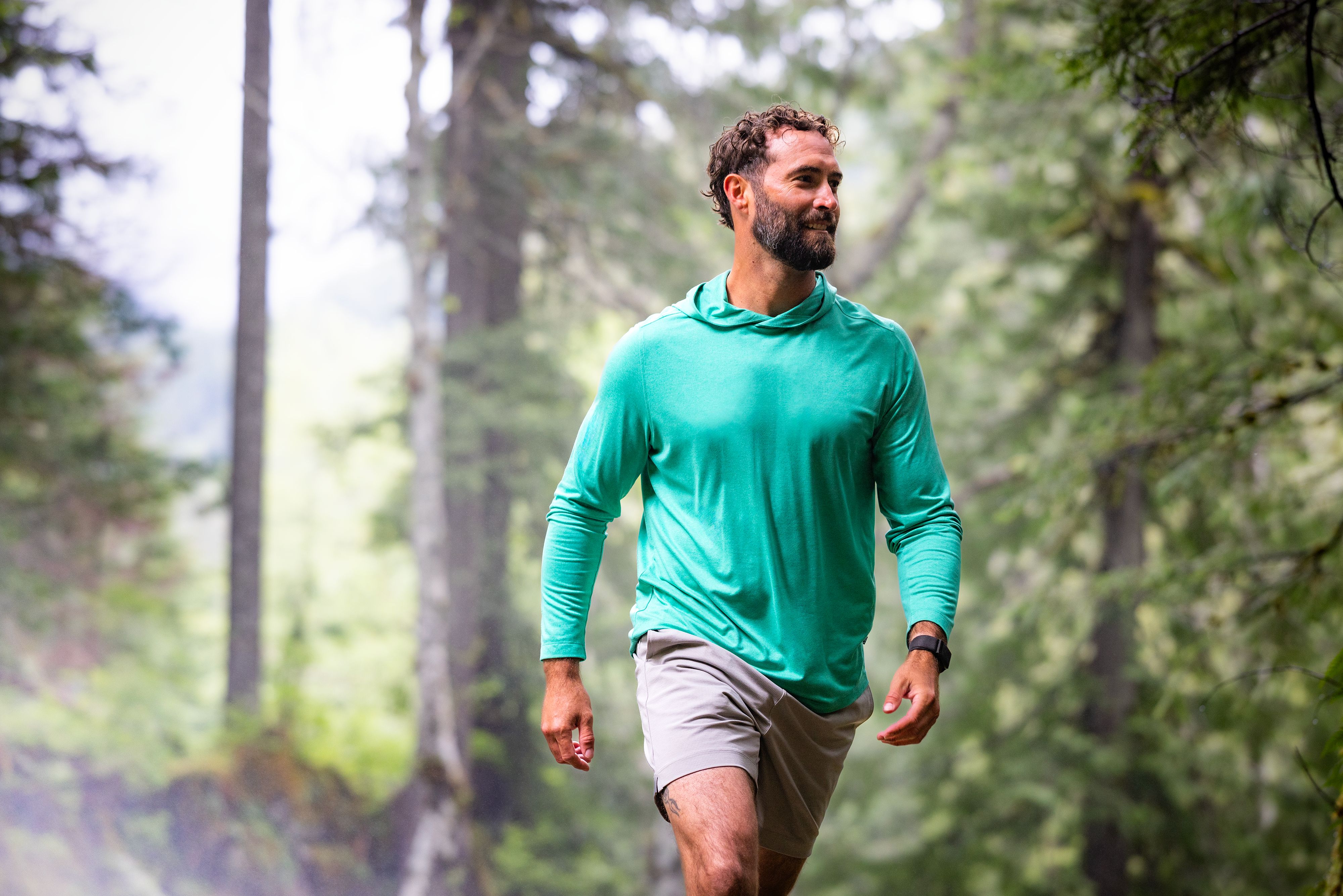 Cutter & Buck Coastline Recycled Double Peached Mens Hooded Pullover 24