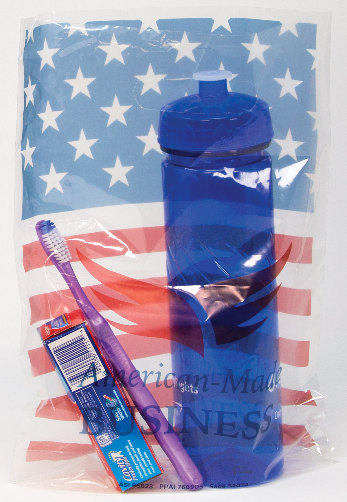 Digital Full Color 2-Sided Clear Plastic Bags with Gusset (9" x 12" x 2") 3