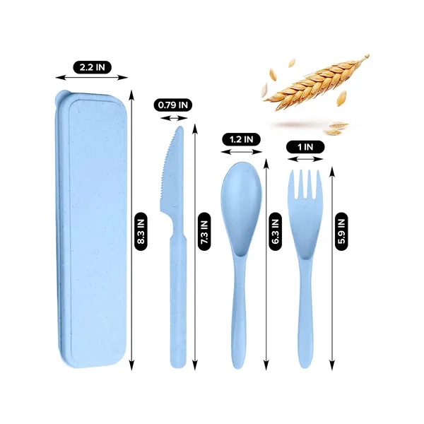 Eco-friendly Wheat Straw Cutlery Set 3