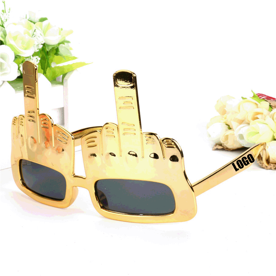 Middle Finger Novelty Sunglasses/ Party Novelty Eyeglasses Flip Off Hand Shape Finger Sunglasses 1