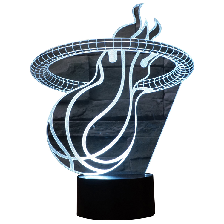 Custom Made-To-Order 3D Optical Illusion LED Desk Lamp 24