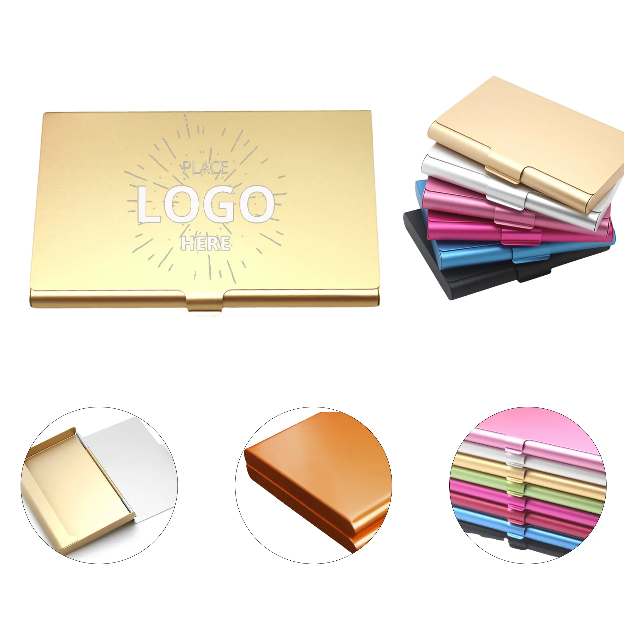 Business Card Holder Case Aluminum 2