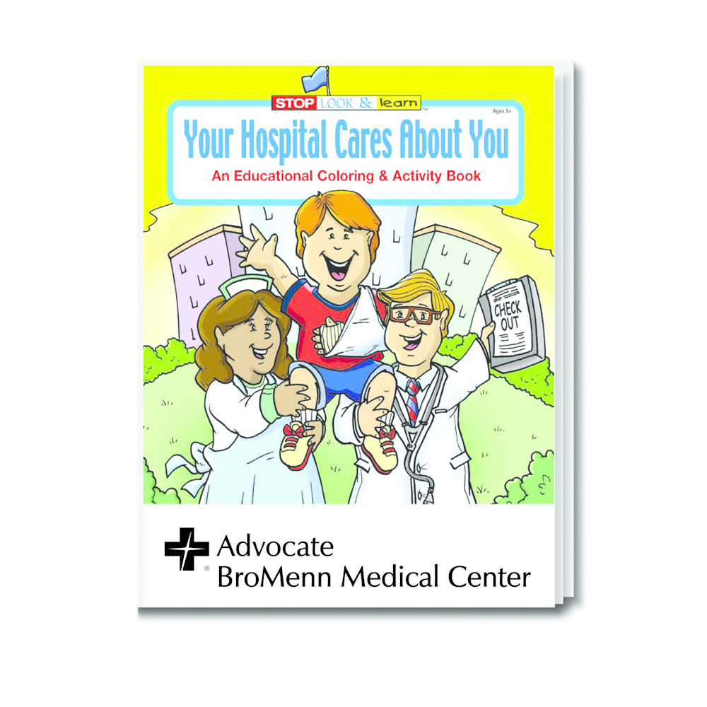 Your Hospital Cares About You Coloring Book