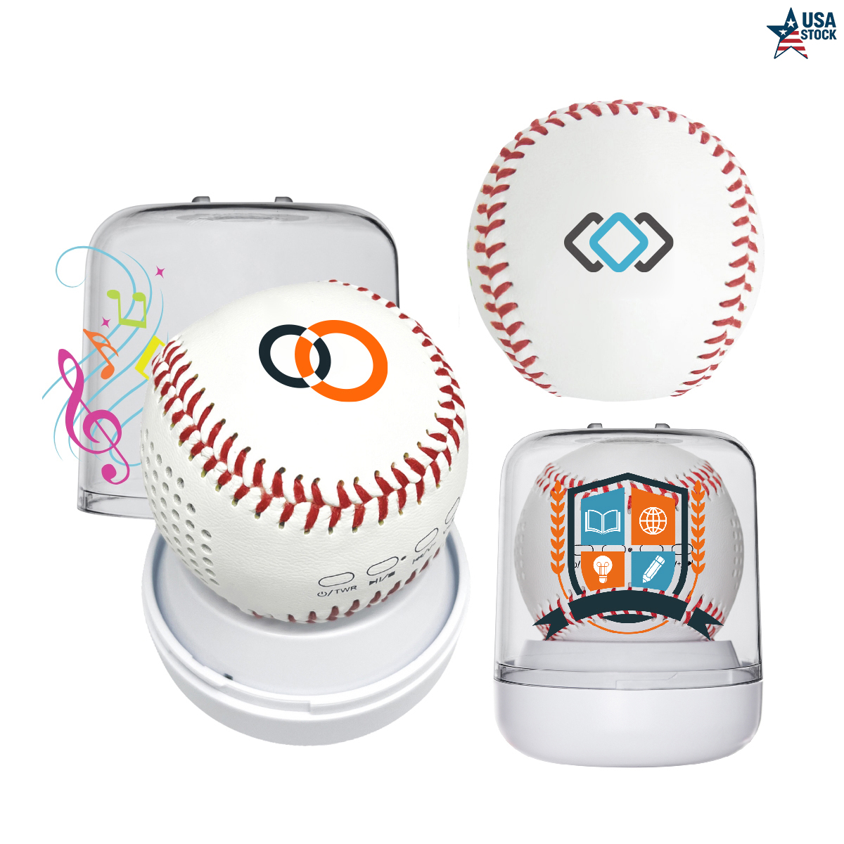 SonicWave Sports Baseball Bluetooth Speaker 4