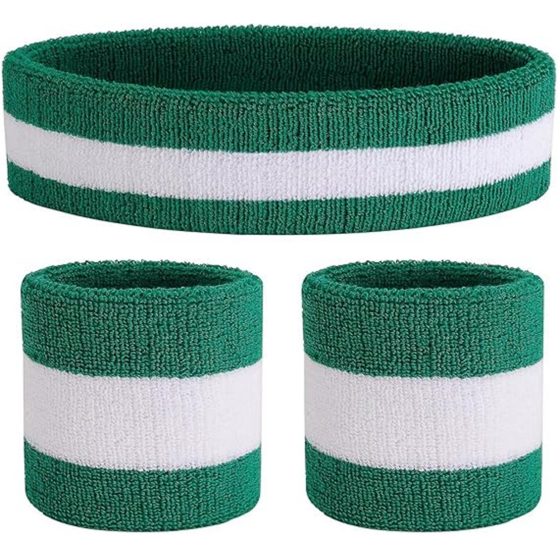 Sweatbands Exercise Eadband Wristband Set 30