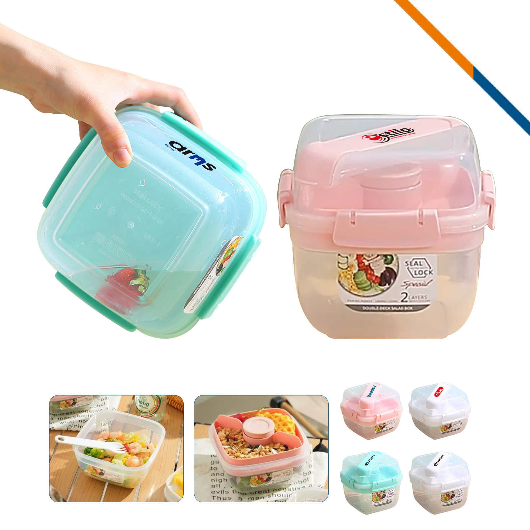 Lirov Double Layer Lunch Box 4
