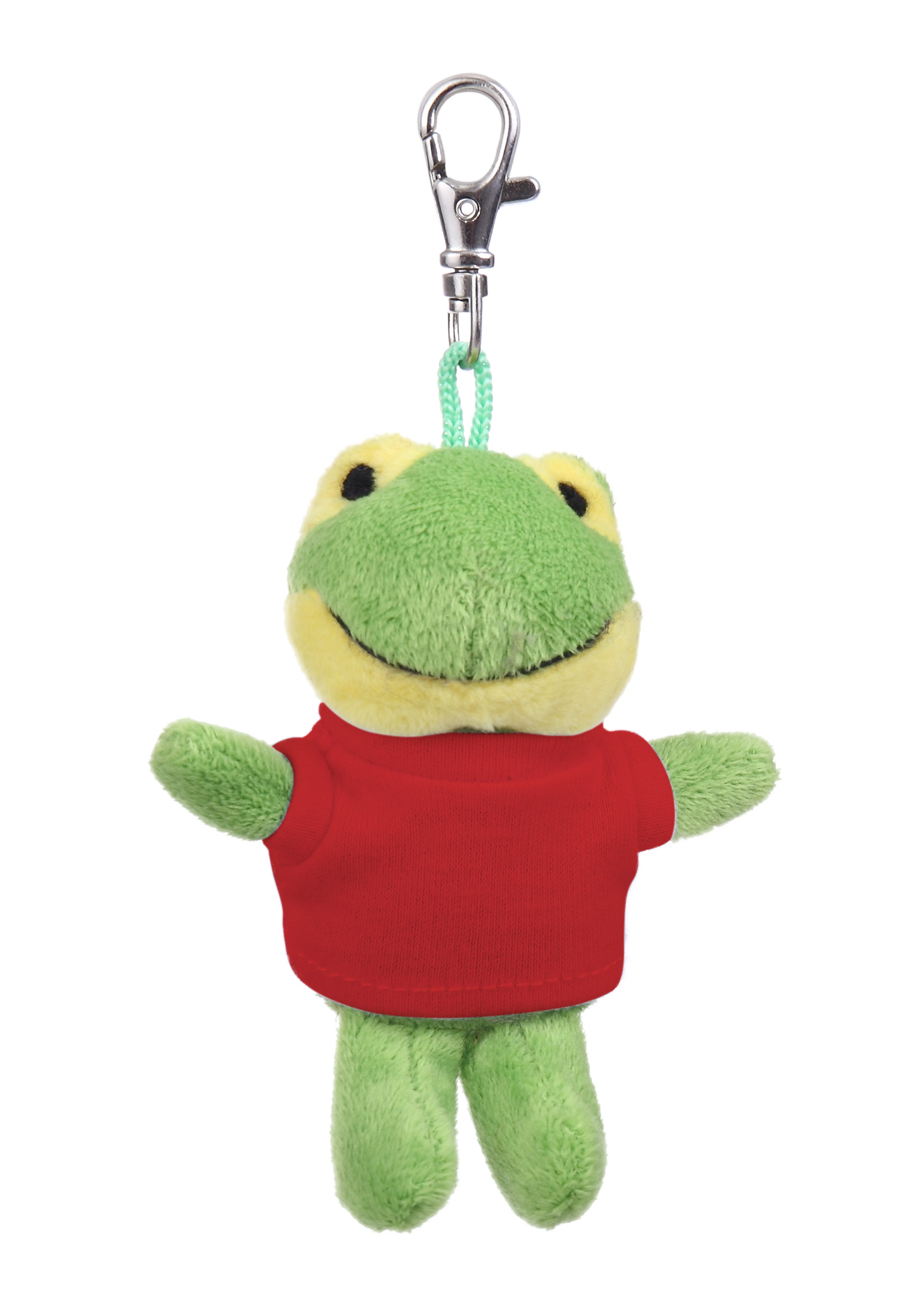 Soft Plush Frog Keychain with Tee 4