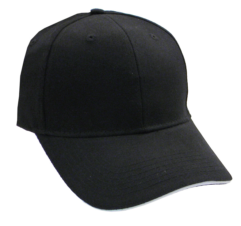 Brushed Cotton Twill Cap w/Sandwich Bill 4