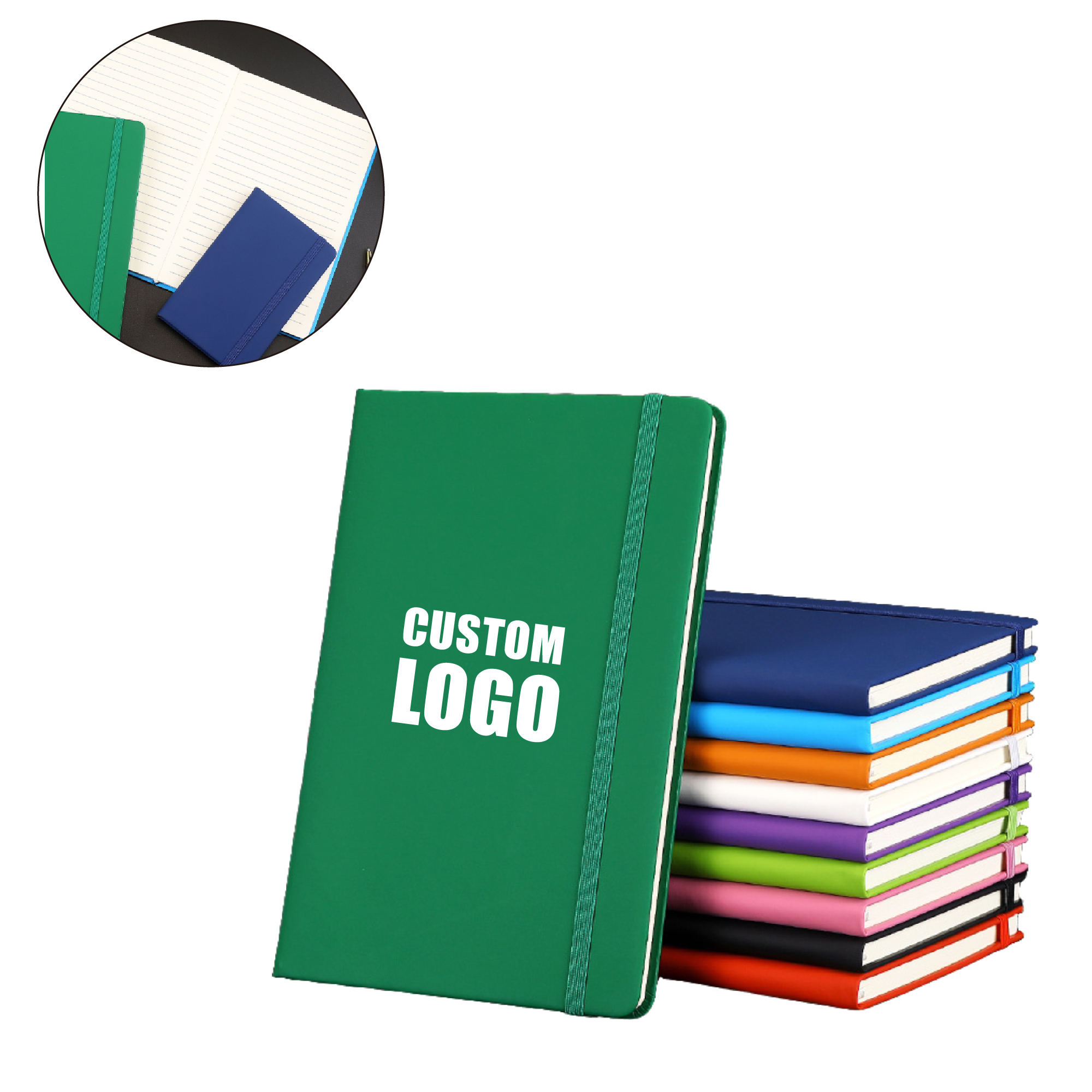 A5 PU Leather Notebook Journal for Office School Writing 2