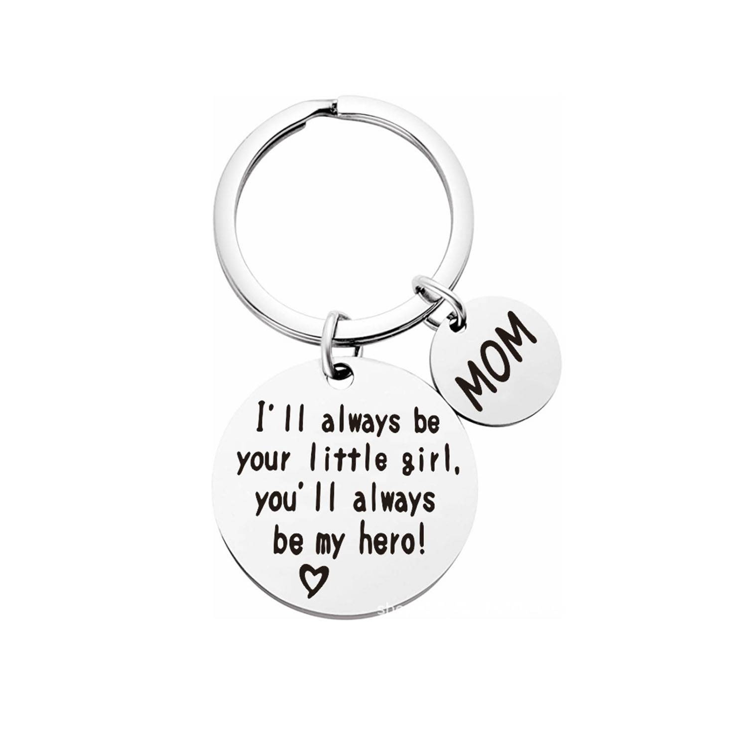 Stainless steel Heartfelt Double-Sided keychain 6