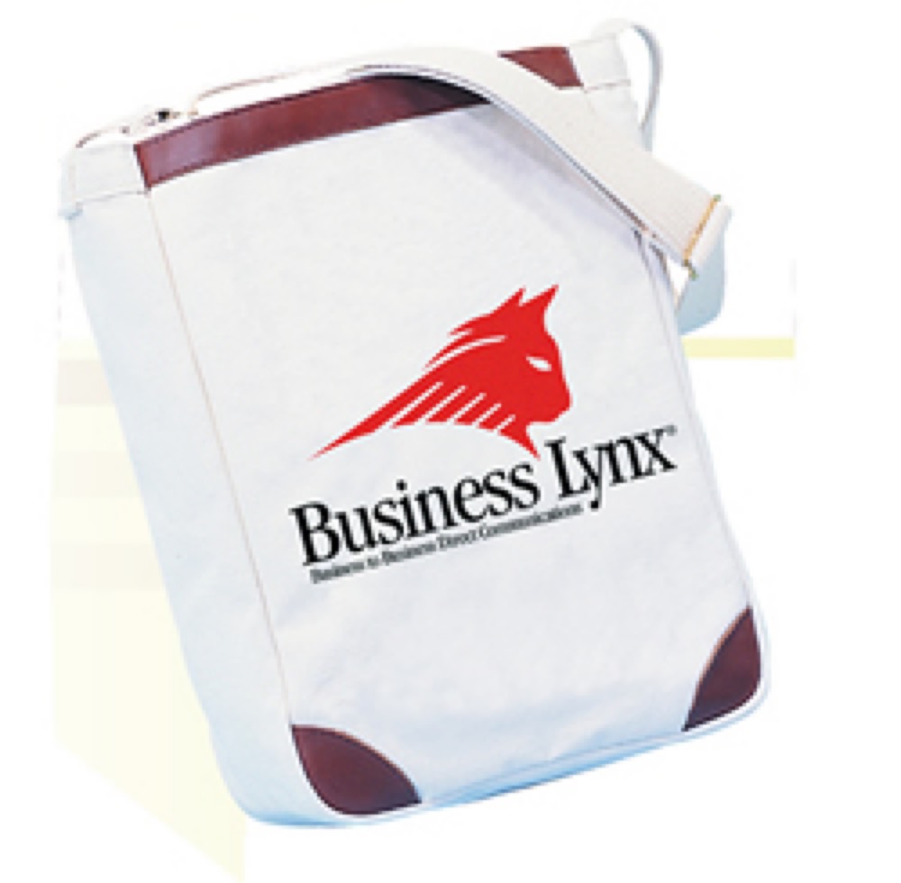 15 Oz. Natural Canvas Leather Trimmed Messenger Tote Bag 2