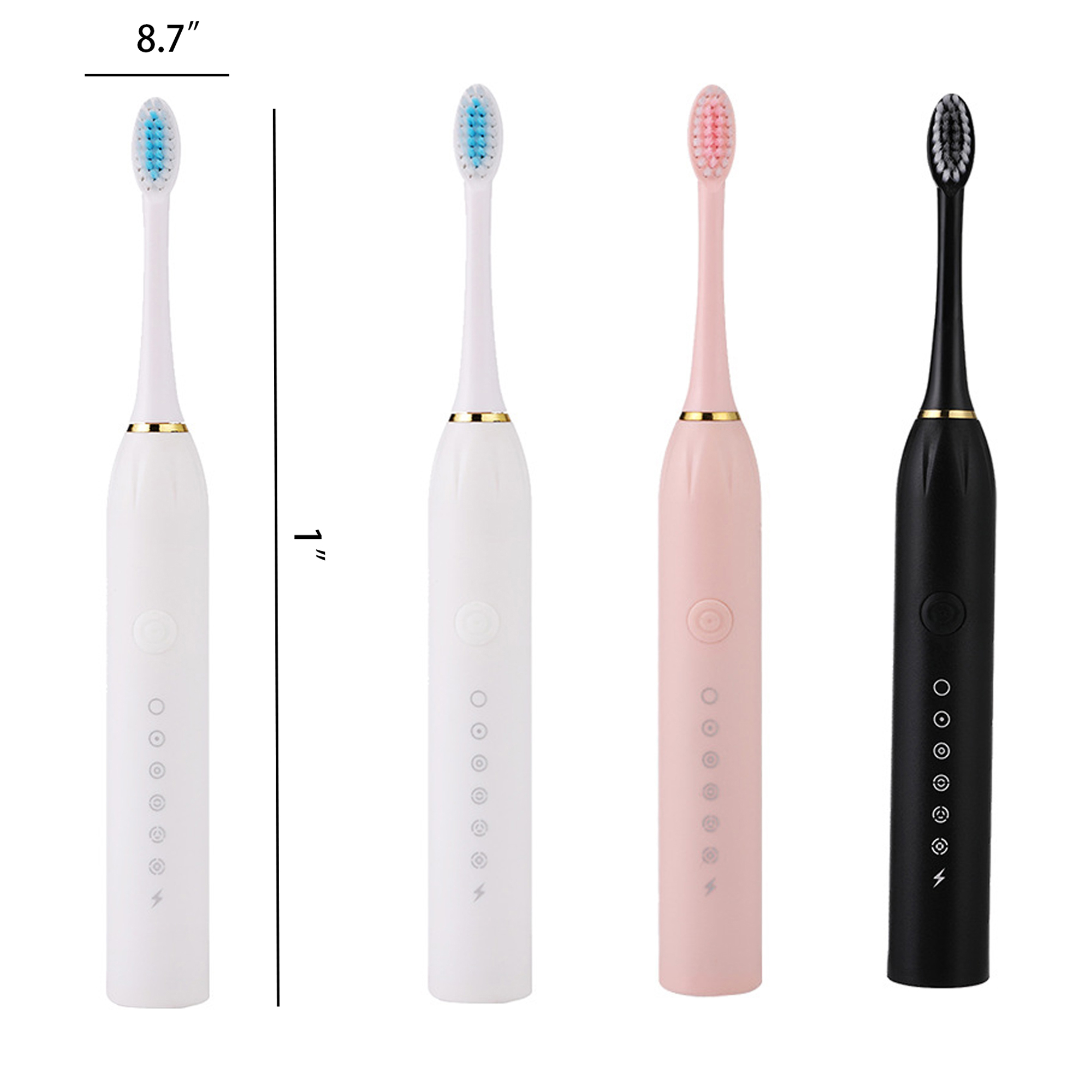 MOQ20 6 Modes Smart Soft Electric Toothbrush 2